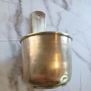 Antique Brass Wall Mounted Padi  traditional  measuring cup from India Pot